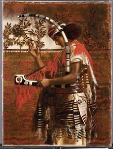 A Young Musician Employed In The Temple Service — Simeon Solomon, Orientalist