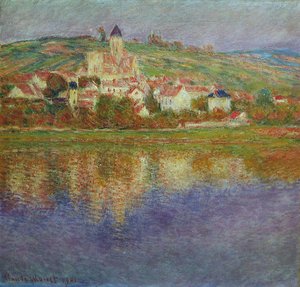 Vetheuil, Pink Effect — Claude Monet