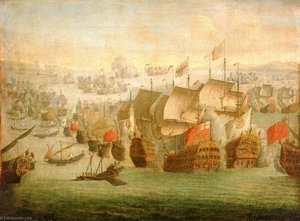 The Battle Of Malaga, 13 August 1704 — Isaac Sailmaker