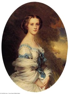 Xavier Melanie De Bussiere Comtesse Edmond De Pourtales — Franz Xavier Winterhalter