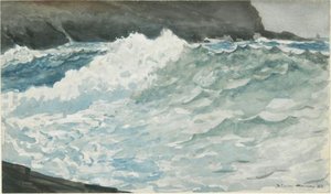 Surf, Prout's Neck — Winslow Homer, American Realism