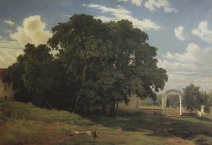 At The Church Fence. Balaam — Ivan Ivanovich Shishkin