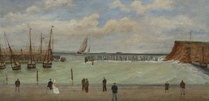 Watchet Harbour, before 1860