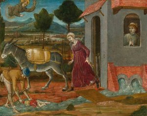 St Bernardino Restoring A Child To Life — Matteo Di Giovanni Di Bartolo
