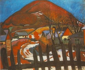 Tájrészlet Fence — Sándor Ziffer