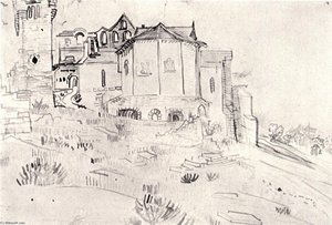 Ruins Of Montmajour — Vincent Willem Van Gogh