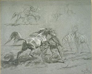 Horses Fighting — Rosa Bonheur