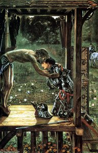 The Merciful Knight — Edward Coley Burne-jones