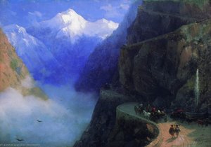 Roads Of Mljet To Gudauri — Ivan Konstantinovich Aivazovsky