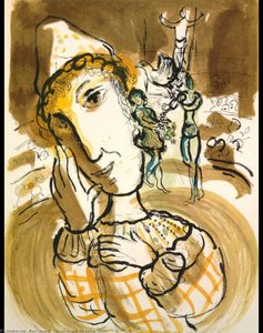 The Circus With The Yellow Clown — Marc Chagall