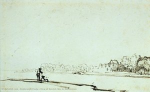 View Of Amstel River In Amsterdam — Rembrandt Peale, Baroque