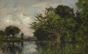 La Mare Aux Hérons — Charles-françois Daubigny