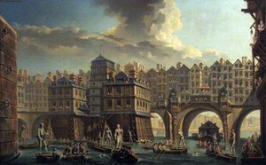 La Joute Des Mariniers — Nicolas Jean Baptiste Raguenet