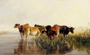 Landscape With Cows — Thomas Sidney Cooper