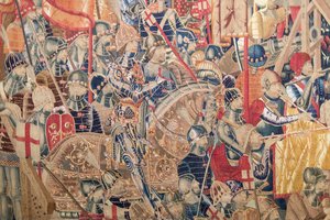 Detail Of The Tapestry “the Siege Of Asilah” — Tournai Passchier Grenier, Flemish Renaissance