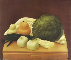 Table De Cuisine — Fernando Botero