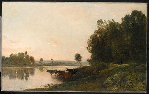 Les Bords De L'oise — Charles-françois Daubigny