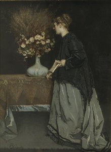 Fleurs D'automne — Alfred Stevens