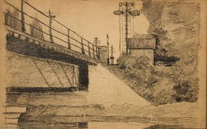 Railroad Bridge — John Ottis Adams