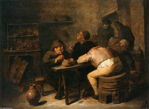 Interior of a Smoking Room