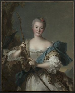 Portrait Of A Woman As Diana — Marc Nattier