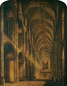 The Nave Of Norwich Cathedral, Norfolk, Looking East — David Hodgson