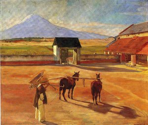 La Era (the Threshing Floor) 1904 (oil On Canvas) — Diego Rivera