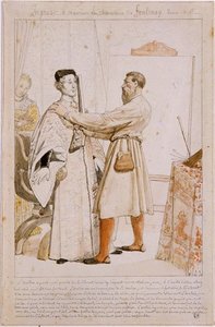Aretino And Tintoretto — Jean-auguste-dominique Ingres
