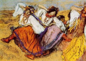 Russian Dancers 4 — Edgar Degas, Impressionism