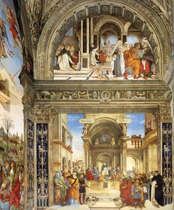 Right Wall Of The Carafa Chapel — Filippino Lippi
