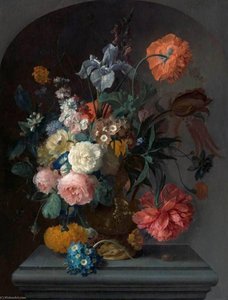 Still Life Of Flowers — Coenraet Roepel