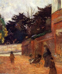 The Artist's Children, Impasse Malherne — Eugène Henri Paul Gauguin