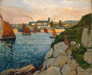 Douarnenez In Sunshine — Maxime Emile Louis Maufra