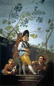 Boys Playing Soldiers — Francisco José De Goya Y Lucientes, Romantic Era