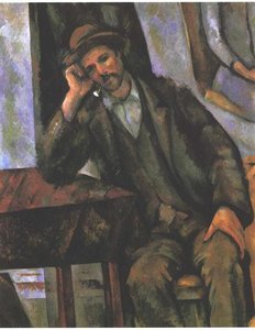 Man Smoking A Pipe — Paul Cézanne, Post-impressionism