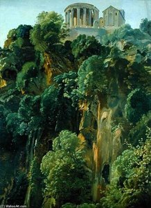 The Temple Of Vesta And The Sibyls At Tivoli — Friedrich Nerly