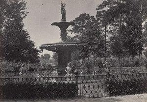 Fountain And Park, Savannah From The Album Photographic Views Of Sherman's Campaign — George Grey Barnard