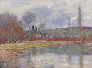 The Spring At Vetheuil — Claude Monet
