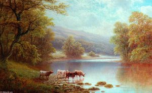 On The Wharfe, Bolton Woods — William Mellor
