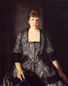 Emma In The Black Print — George Wesley Bellows, American Realism