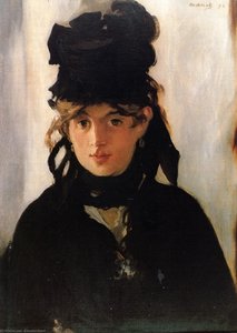 Berthe Morisot With A Bouquet Of Violets — Édouard Manet