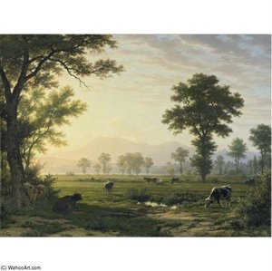 Landscape Near Lucerne With View To Mount Rigi — Robert Zund