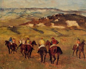 Racehorses — Edgar Degas