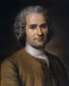 Portrait Of Jean-jacques Rousseau — Maurice Quentin De La Tour, Rococo Portraiture