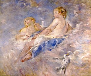 Venus At The Forge Of Vulcan (after Boucher) — Berthe Morisot