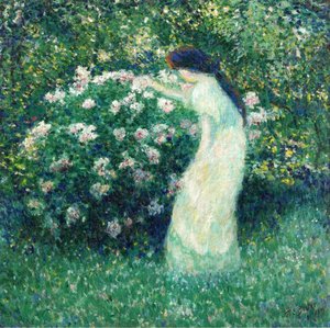 Lili Butler In Claude Monet's Garden — Theodore Earl Butler