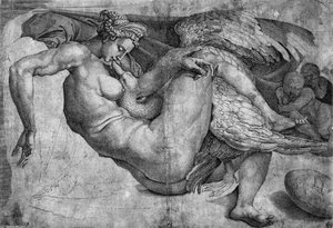 Leda And The Swan — Cornelis Bos