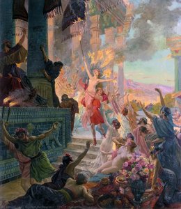 Fire Of Persepolis — Georges Antoine Rochegrosse