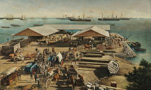 The American Landing At Ponce — Manuel Cuyàs Agulló
