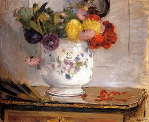 Dahlias — Berthe Morisot